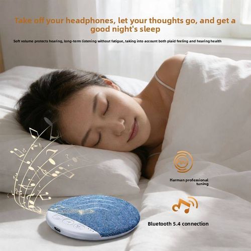 Rechargeable Under Pillow Audio Disc ultra Thin Music Listening Device Sleep White Noise Pillow Bluetooth Speaker