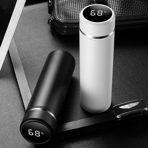 Luxury 316 Stainless Steel Tea Infuser Bottle Insulated Smart Water Bottle with Temperature Display