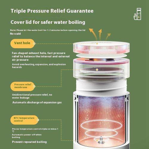 Intelligent Heating Electric Water Cup Integrated Insulation Cup Portable Travel Temperature Adjustment Kettle Heating Cup 400ml
