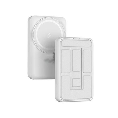 Small Wireless Magnetic Powerbank With Stand Holder Display Foldable 10000 Mah Charger 22.5w Pd Fast Charging Power Bank