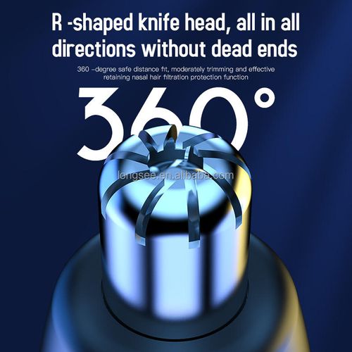 New USB Electric Nose Hair Trimmer Digital Display Shaver Removal for Rechargeable & Painless for Men & Women-Household Use