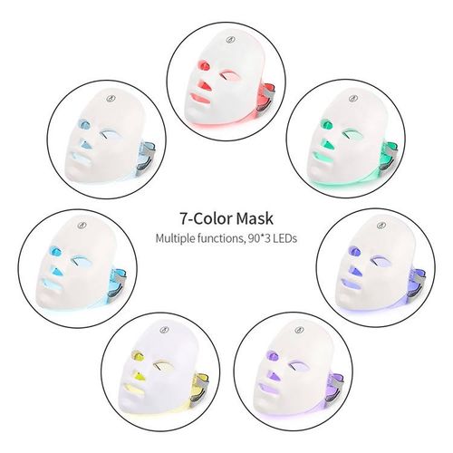 7 Color Led Photon Light Therapy PDT Home Use Face Skin Rejuvenation Facial Beauty Wireless LED Mask