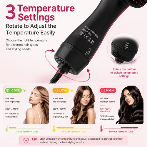 Hair straightening comb