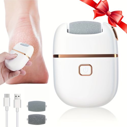 3‑Head Rechargeable Electric Foot Grinder