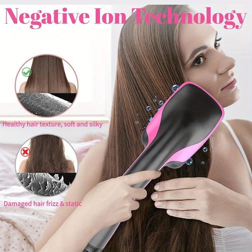 Hair straightening comb
