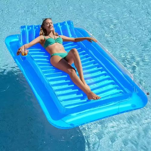 Inflatable Pool Floats Boat for Adults with Inflatable Pillow