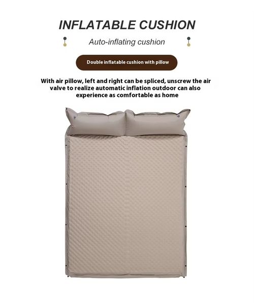 Automatic inflatable outdoor egg nest polka dot tent sleeping pad can be connected to moisture-proof mattress, suitable for camping nap