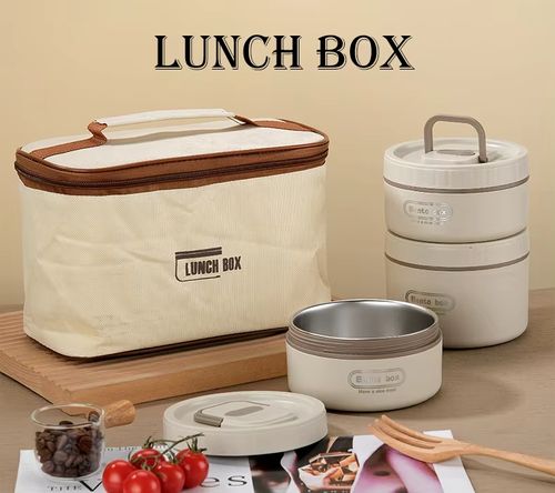 Portable Insulated Food Lunch Container Set