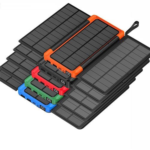 Carregador solar sem fio de 20000 mah