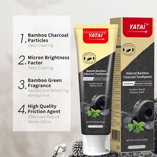 Bambu carvão dentífrico