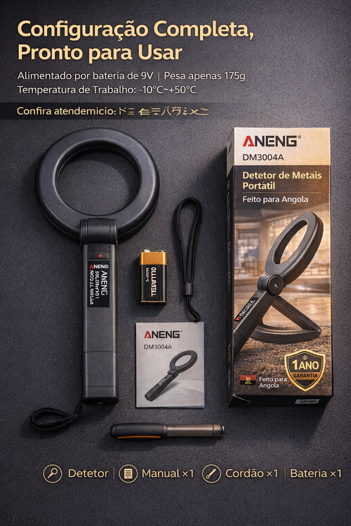 Detector de Metais C4 DM3004A - Angola