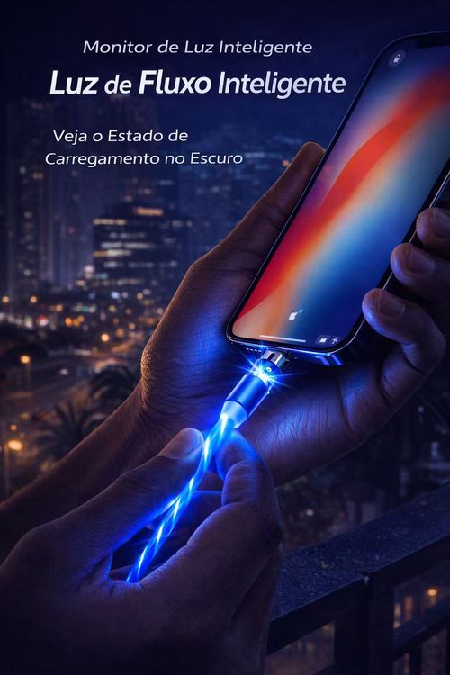 ✅ Cabo Carregador 4 em 1 240W Super Rápido KINKONG WEKOME, Compatível com iPhone, Android, Notebook, Resistente e Duradouro