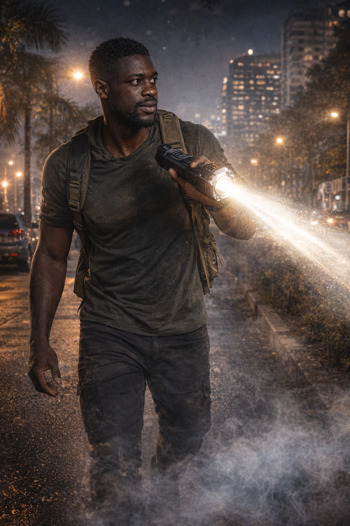 Lanterna Multifuncional G7 com Martelo de Segurança – Entrega no Mesmo Dia Luanda