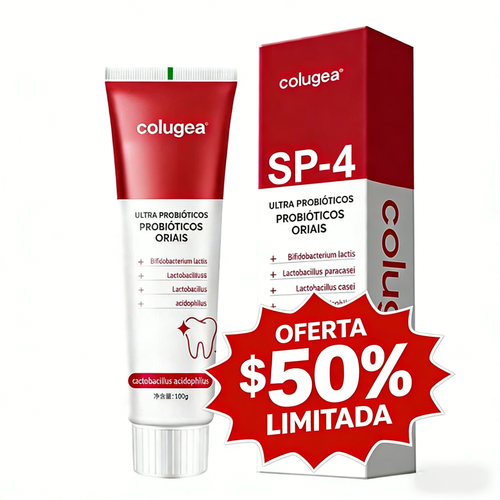 Creme Dental Colugea SP-4 Probióticos | Dentes Brancos Angola | Entrega Gratuita + Pague ao Receber 🚚💸