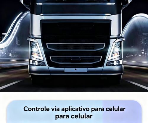 Painel LED Flexível para Carro - Olhos de Demônio Dinâmicos, Controle por APP, À Prova D'água IP65