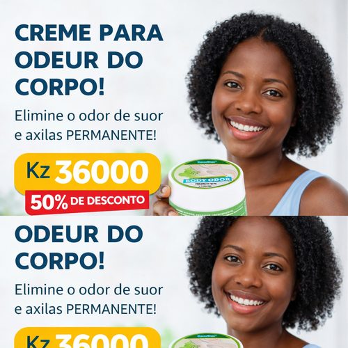 Creme Anti-Suor e Anti-Odor Sumifun | Elimina o Mau Cheiro das Axilas em Angola