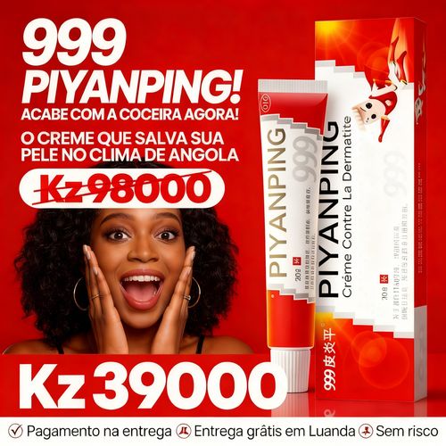Creme PIYANPING 999 – Alívio Rápido para Coceira, Vermelhidão e Inflamação da Pele | Dermatológico Eficaz | Para Adultos e Crianças | Entrega em Angola💥💥