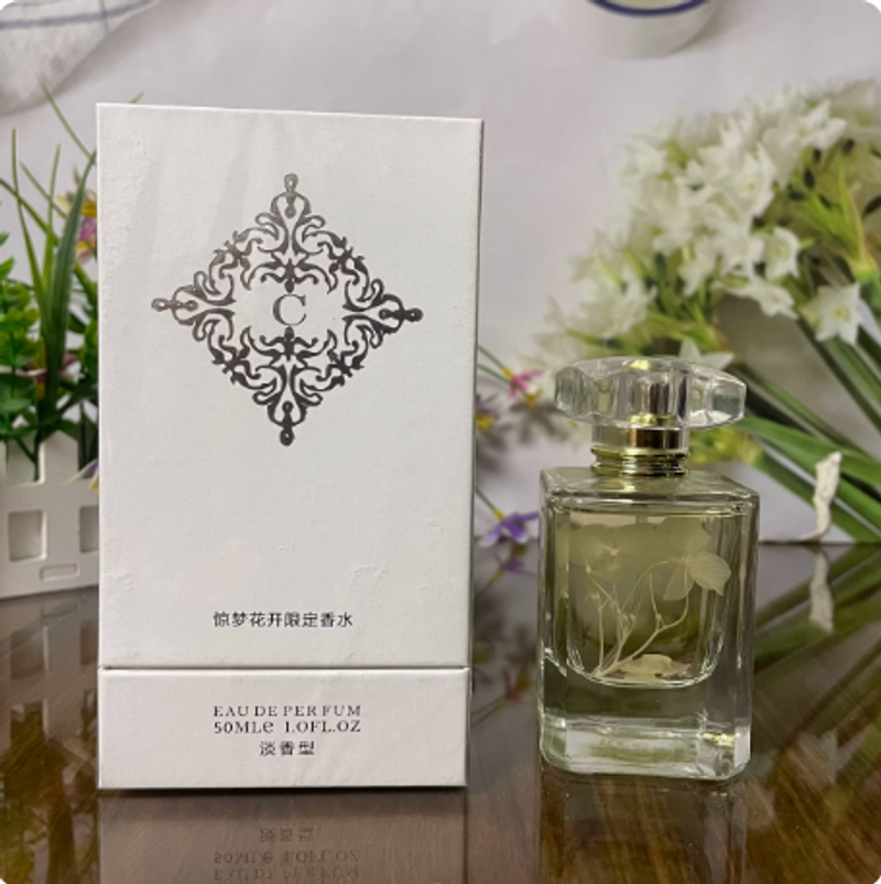 香貝女神驚夢花開女士香水50ml 清新淡雅持久淡香花香正品