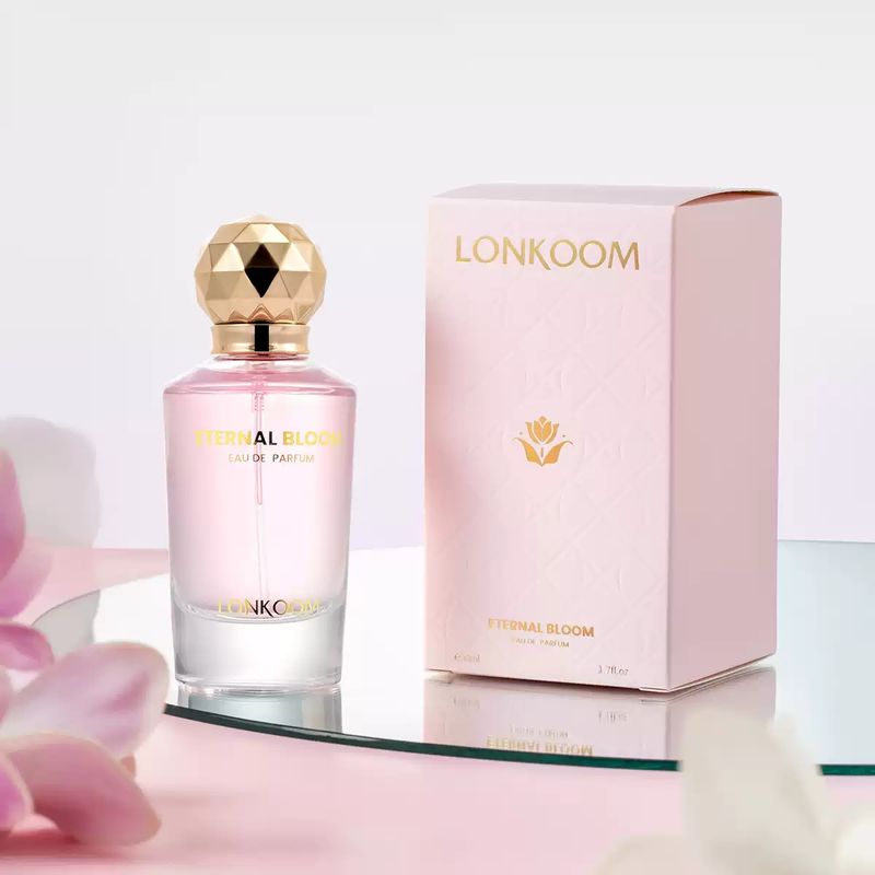 LONKOOM朗金女士香水永恆之水無盡花境持久清新偽體香自然花香