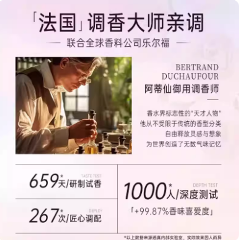 香水女士持久淡香留香72小時粉色玫瑰邂逅小樣大牌禮盒正品官方