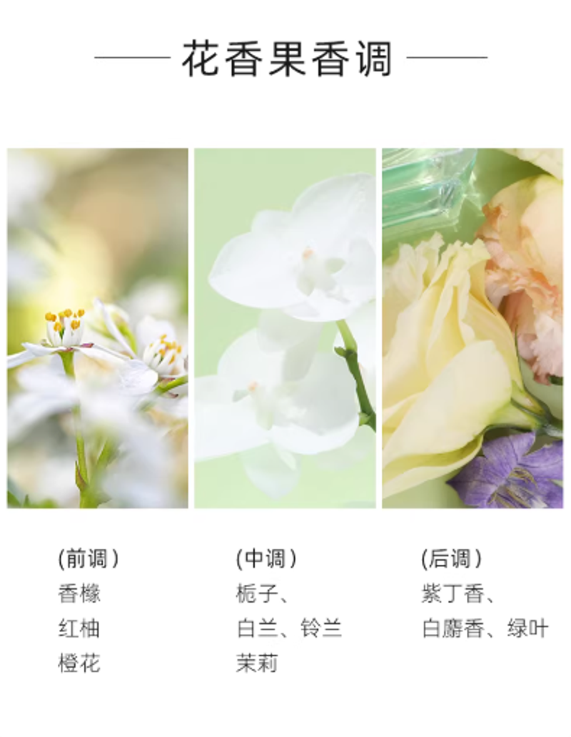 聖美倫流金歲月女士香水花果香調白蘭花淡雅持久留香禮盒官方正品