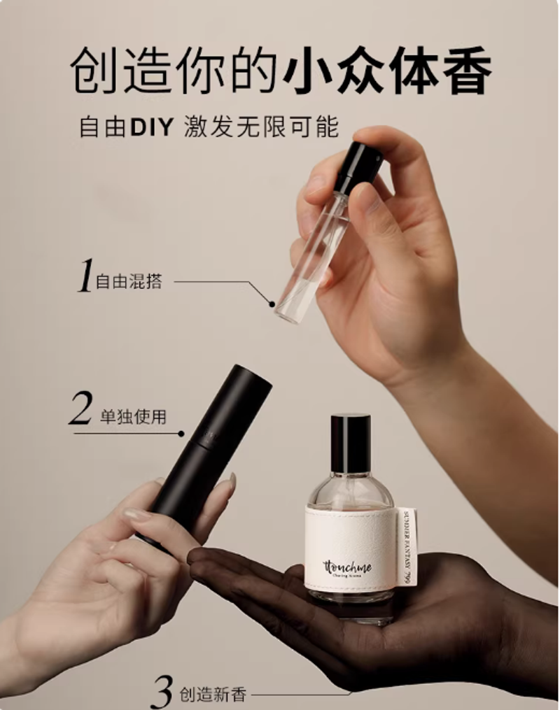 TTOUCHME原創小眾香水品牌男女士淡香清新禮物盒通勤約會正品