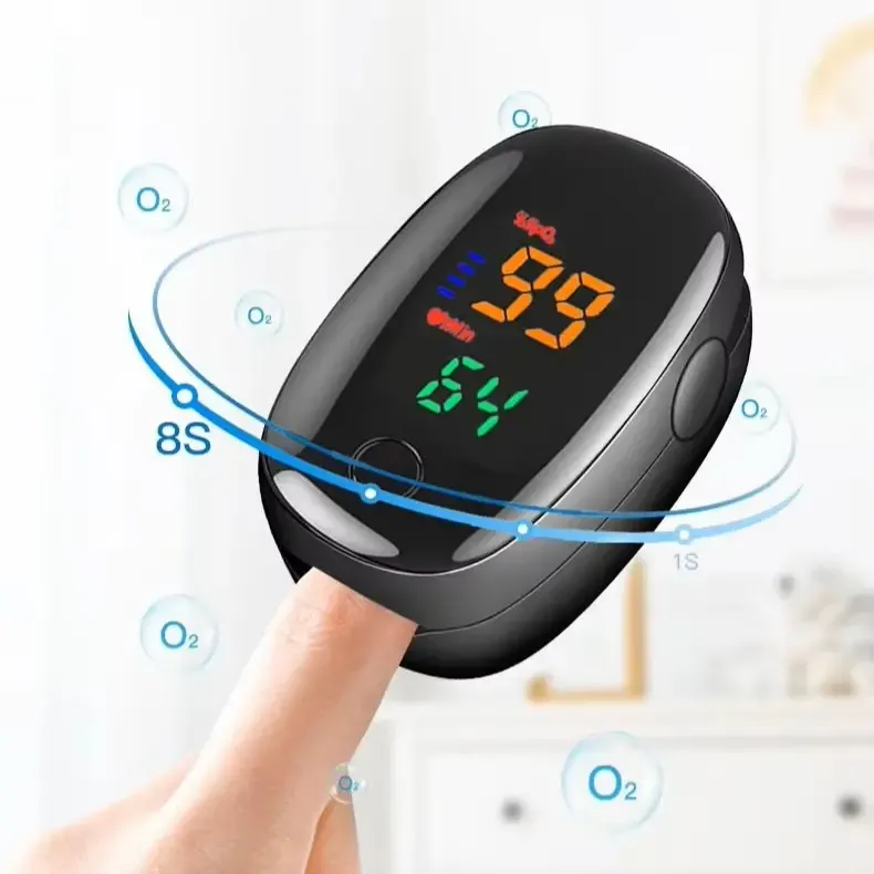 Portable Non-Invasive Wellness Tracker - Real-Time Heart Rate & Oxygen Monitor (Ideal Gift)