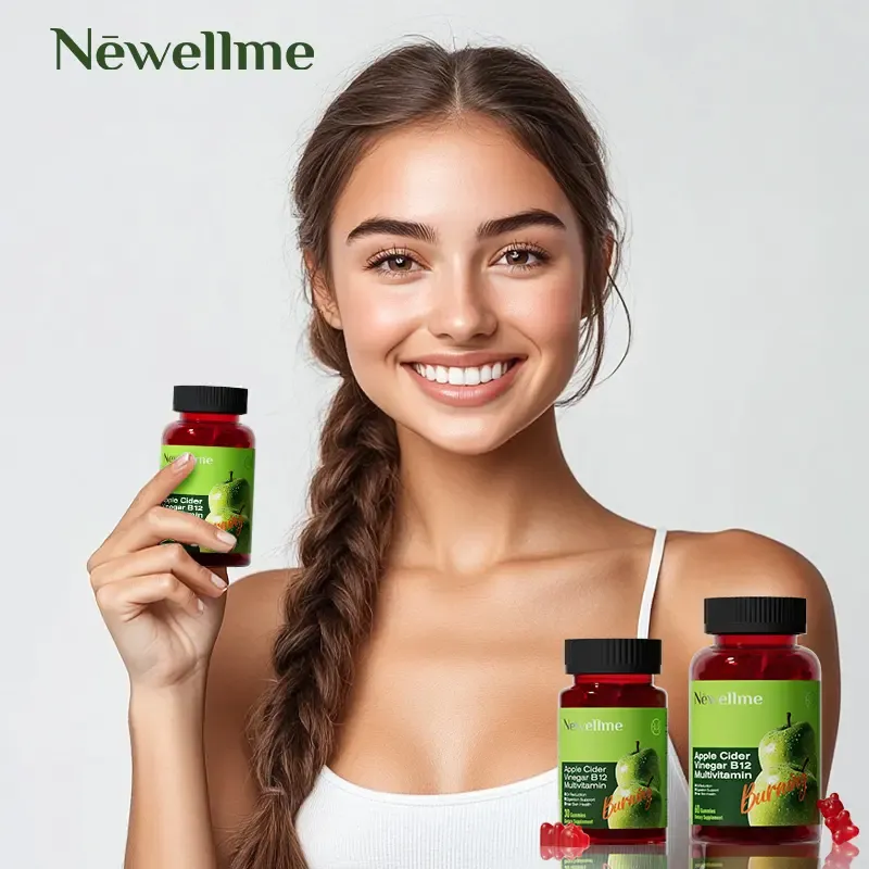 Apple Cider Vinegar Gummies Formulated to Support Normal Energy Levels & Gut Health - Supports Digestion, Detox & Cleansing - ACV Gummies WVIT B12 Dietary Edible Fitness