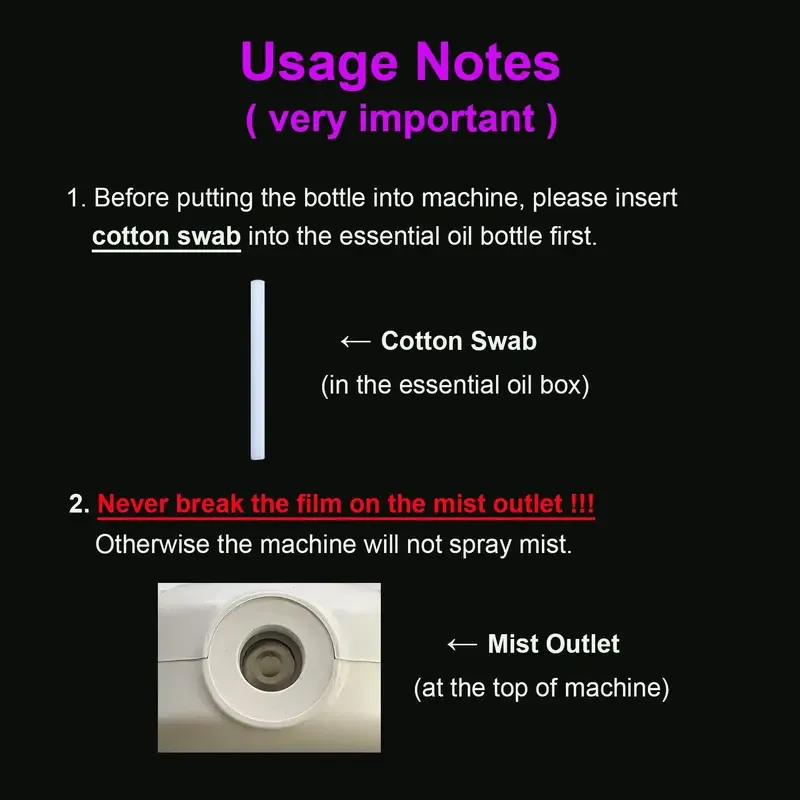 Hilton  Essential Oil Diffuser with Atmosphere Light Function, 1 Set USB Powered Essential Oil Diffuser with Essential Oil, Home Fragrance for Living Room, Bedroom, Office