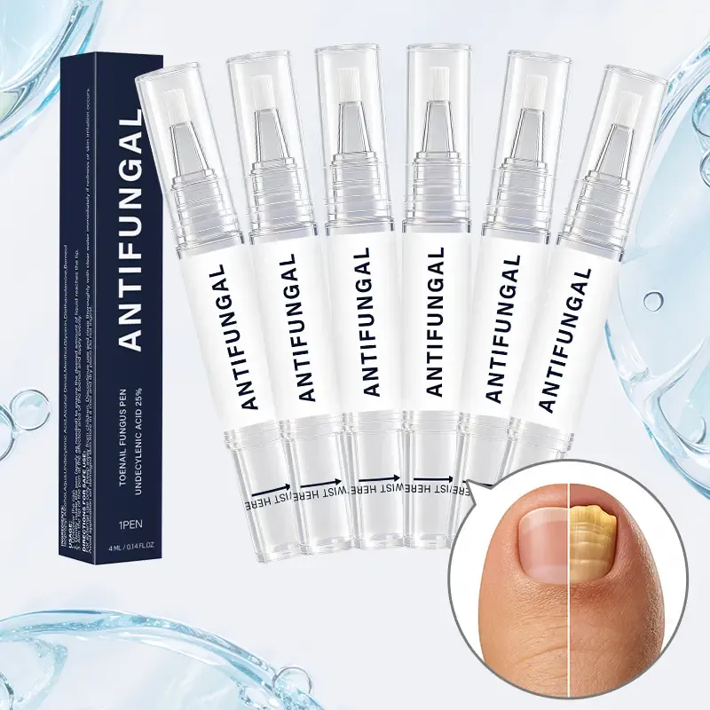 Strength Nail Renewal Pen - Restores Clarity for Discolored, Thick & Damaged Nails - Easy Brush Applicator