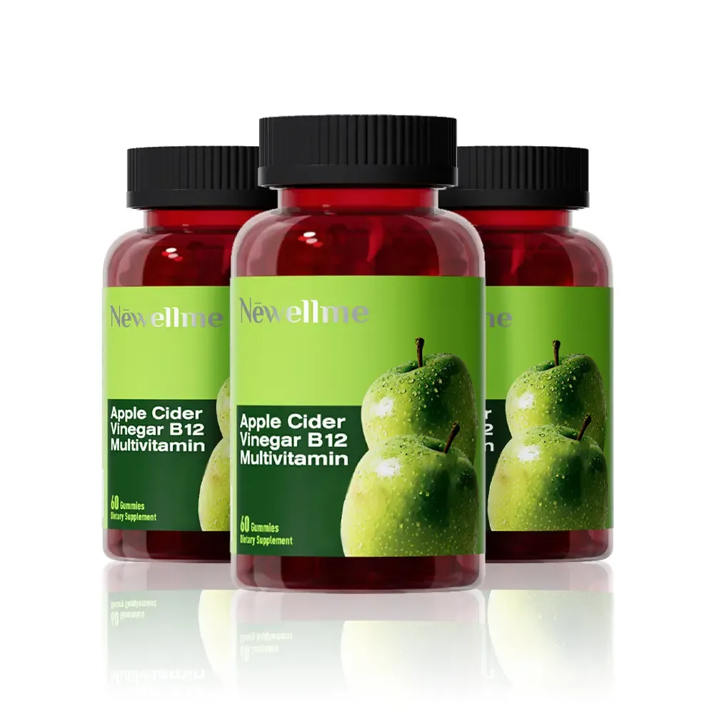 Apple Cider Vinegar Gummies Formulated to Support Normal Energy Levels & Gut Health - Supports Digestion, Detox & Cleansing - ACV Gummies WVIT B12 Dietary Edible Fitness