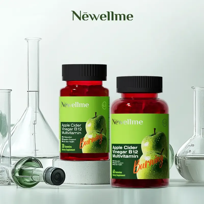 Apple Cider Vinegar Gummies Formulated to Support Normal Energy Levels & Gut Health - Supports Digestion, Detox & Cleansing - ACV Gummies WVIT B12 Dietary Edible Fitness