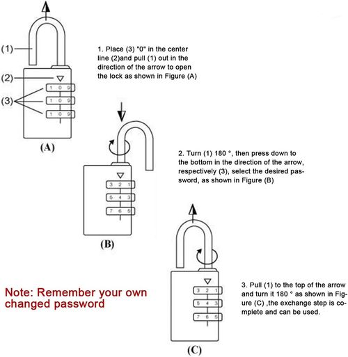 All-Brass Combination Padlock | Keyless, Long-Lasting Security