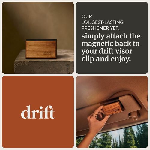 Magnetic Aroma Wood | Natural Freshness on Your Sun Visor