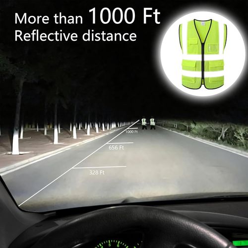 High-Vis Reflective Vest | Night Guardian, Visible from 200m