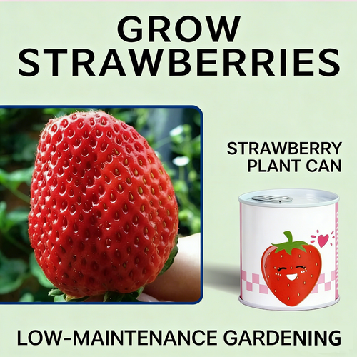 Strawberry Freedom in a Can｜Bypass High Prices, Harvest Sweetness at Home