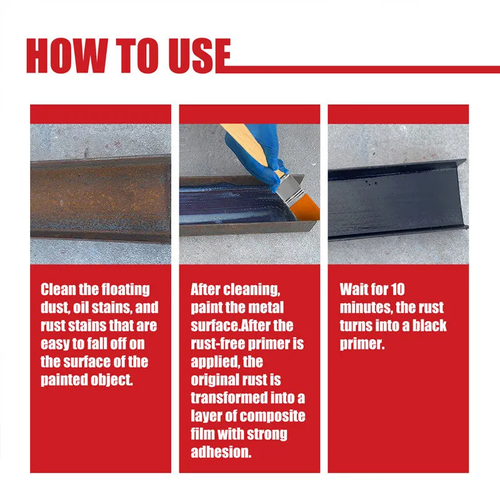 Water-based Metal Rust Remover（Package Includes: 1*Rust Remover + 1*Brush）