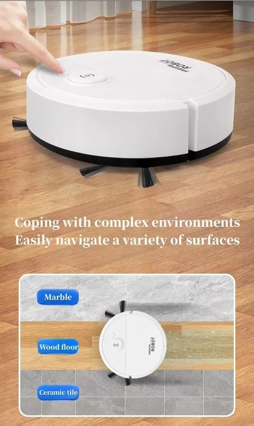 Mini Robot Vacuum | Targets Corners, Cleans Automatically
