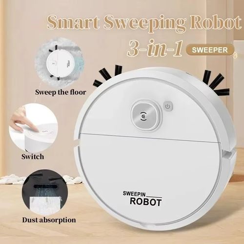 Mini Robot Vacuum | Targets Corners, Cleans Automatically