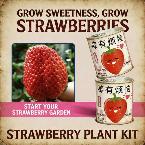 Strawberry Freedom in a Can｜Bypass High Prices, Harvest Sweetness at Home