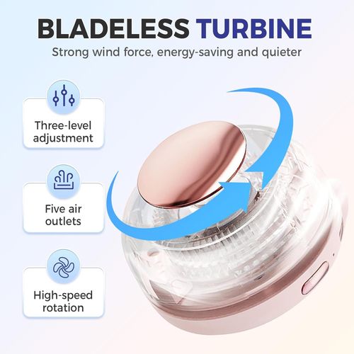 Portable Clip-on Fan | Hands-Free Neck  Hanging Cool Breeze