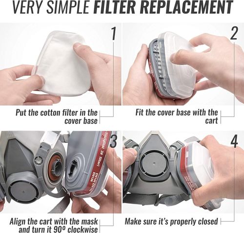 Professional Gas Mask | Industrial-Grade Respiratory Protection, Safeguard Your Life