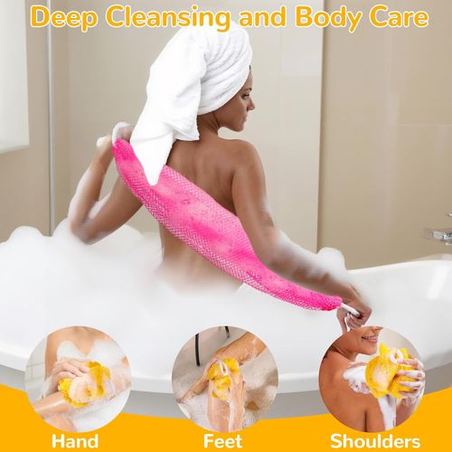 DeepClean Exfoliating Bath Glove | Each package contains two items
