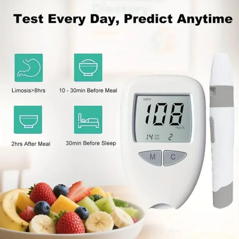 5-second sugar testing, stay one step ahead, enjoy health——blood glucose meter