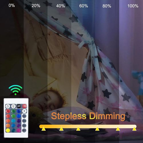 Crystal Dimming Night Light | 16 Colors, Touch to Change