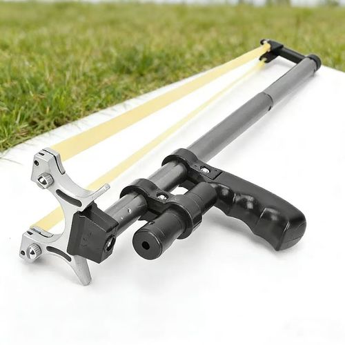 Telescopic Folding Slingshot | All-in-One Hunting & Competition Rod