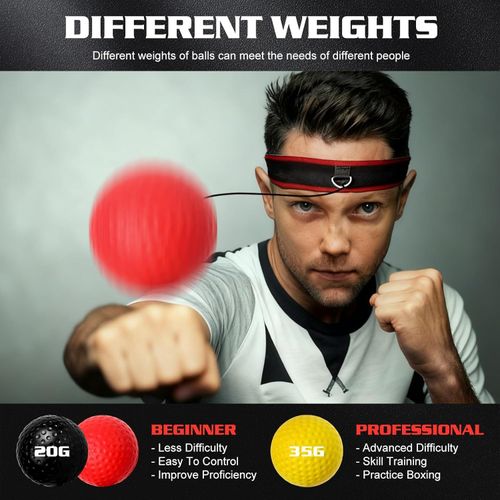 Storm Reactor｜Head-Mounted Boxing Reflex Ball