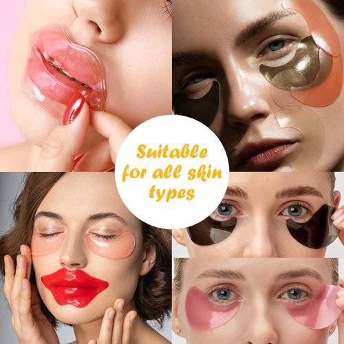 Gold-Infused Eye Mask Patches | Anti-Aging & Hydrating Under Eye Patches to Reduce Wrinkles & Puffiness
