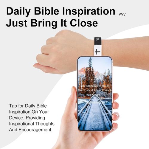 FaithKey NFC Smart Wristband｜Smart Wristband with Built-in Digital Bible, Your Wearable Faith & Strength