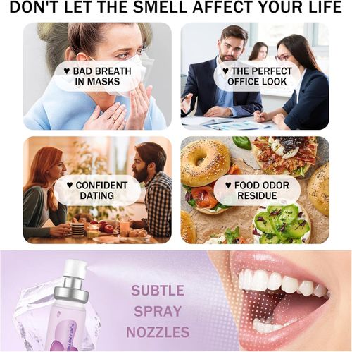 KissConfidence Instant Fresh Spray｜Zero Distance for Dates & Intimacy, Your Breath Becomes Fresh Attraction